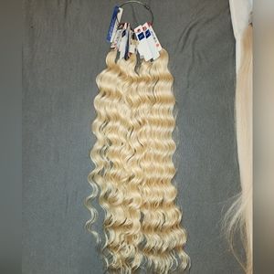 The Hair Shop 808 Exclusive I-Tip Hair Extensions 22" #613 wavy